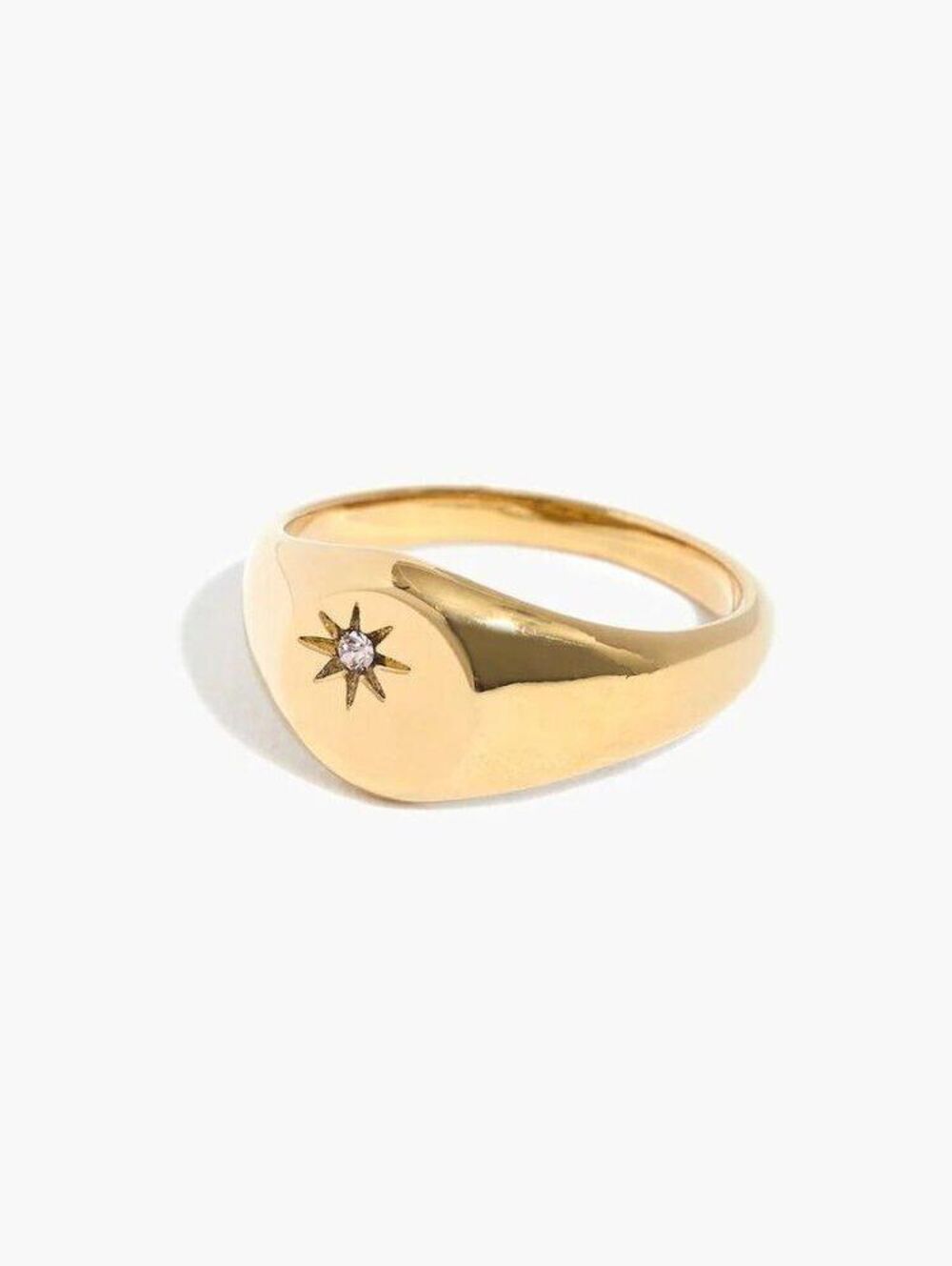 Madewell Spark Signet Ring Size 8